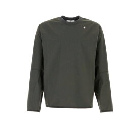 STONE ISLAND ストーンアイランド メンズ スウェット・フーディー 610004111V0062 Dark grey stretch nylon sweatshirt Grey M L XL 【送料無料・関税込】