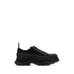 Alexander McQUEEN ALT_[E}bNC[ fB[X Xj[J[ 697072W4AAQ1000 Black canvas Tread Slick sneakers Black 361/2 371/2 351/2 391/2 401/2 381/2 39 36 40 38 41 37 34 34.5 35 35.5 36.5 37.5 38.5 39.5 y