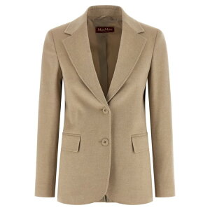 Max Mara Studio �}�b�N�X�}�[�� �X�e���f�B�I ���f�B�[�X �u���U�[�E�W���P�b�g 2526046032600020 'Folgore' blazer Beige IT38 IT40 IT42 IT44 IT46 IT48 �y���������E�֐ō��z