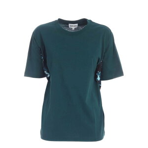 yyVubNtCf[ő80%OFF+P2{~zKENZO P][ fB[X TVcEJbg\[ 2TS6334SJ73 Floral drapery T-shirt in green Green M yE֐ōz