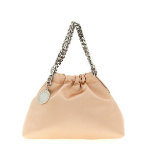 Stella McCartney �X�e�� �}�b�J�[�g�j�[ ���f�B�[�X �n���h�o�b�O�E�V�����_�[�o�b�O 7B0144WP06365558 'Falabella Mini Drawstring' crossbody bag Pink onesize �y���������E�֐ō��z
