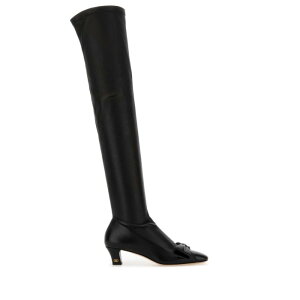 Valentino Garavani ���@�����e�B�m ���f�B�[�X �u�[�c 7W2S0MB2TNN0NO Black leather boots Black 37 38 39 40 �y���������E�֐ō��z