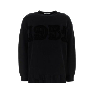 Max Mara �}�b�N�X�}�[�� ���f�B�[�X �j�b�g�E�Z�[�^�[�E�J�[�f�B�K�� 2521366212600041 Black wool blend Fido sweater Black XS S M L �y���������E�֐ō��z