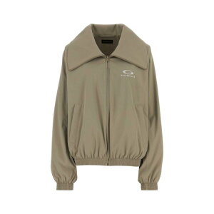 Balenciaga �o�����V�A�K ���f�B�[�X �J�W���A���W���P�b�g 857673TRO319577 Cappuccino stretch polyester oversize jacket Beige o Tan XS S M �y���������E�֐ō��z