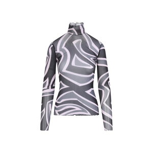 Emilio Pucci �G�~���I�v�b�` ���f�B�[�X �j�b�g�E�Z�[�^�[�E�J�[�f�B�K�� 5UJM155U749047 Tulle sweater Multicolor IT38 IT40 IT42 IT44 IT46 38 40 42 44 46 �y���������E�֐ō��z