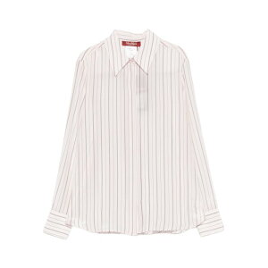 Max Mara Studio �}�b�N�X�}�[�� �X�e���f�B�I ���f�B�[�X �V���c�E�u���E�X 2616111011600MSTFLIRT001 Max Mara Studio Shirts Pink Light and natural 38 40 42 44 �y���������E�֐ō��z