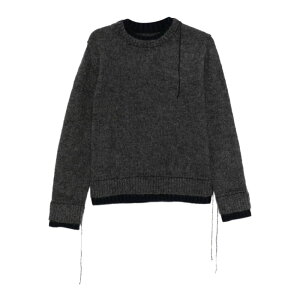 sacai �T�J�C �����Y �j�b�g�E�Z�[�^�[�E�J�[�f�B�K�� 2503840M301 Sweater Sacai GREY 1 2 �y���������E�֐ō��z