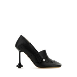 LOEWE ���G�x ���f�B�[�X �p���v�X�E�n�C�q�[�� LLSTS01X01BLACK TOY PANTA PUMP 90 BLACK 36 37 38 39 40 �y���������E�֐ō��z