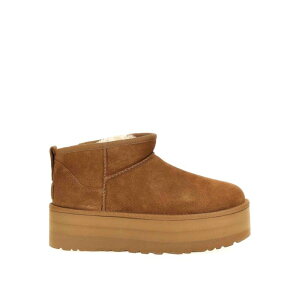 yyVX[p[Z[ ő75%OFF+P2{zUGG AO fB[X u[c 1135092CHESTNUT classic ultra mini platform ankle boots Brown 9 10 8 7 6 5 yE֐ōz