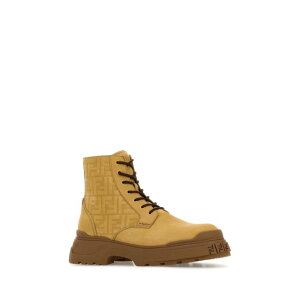 FENDI �t�F���f�B �����Y �u�[�c 7U1826AQZHF1QPY Beige suede Fendi Force Light ankle boots Beige o Tan 39 40 41 42 43 44 45 6 6.5 7 7.5 8 8.5 9 9.5 10 11 �y���������E�֐ō��z