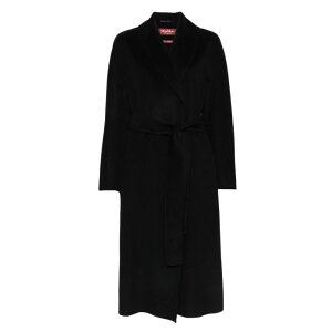 Max Mara Studio �}�b�N�X�}�[�� �X�e���f�B�I ���f�B�[�X �R�[�g 2526016022600006 Max Mara Studio Coats Black Blacks and greys 38 40 42 44 �y���������E�֐ō��z