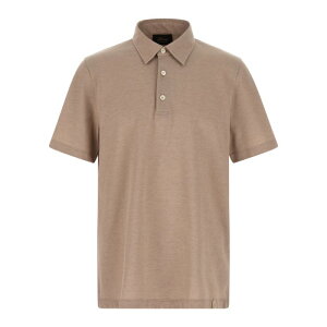 Brioni �u���I�[�j �����Y �|���V���c UJSZ0LPA6279995 Cotton polo shirt Beige L M XL 2XL �y���������E�֐ō��z