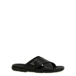 yyV}\ ő75%OFF+őP4{zPrada v_ Y T_ 2X3111FG0003LEMF0002 Logo sandals Black 10 12 5 6 7 11 8 9 6.5 7.5 8.5 9.5 yE֐ōz