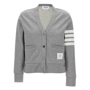 Thom Browne �g���E�u���E�� ���f�B�[�X �j�b�g�E�Z�[�^�[�E�J�[�f�B�K�� FJT069A00535055 4 Bar cardigan Gray IT36 IT38 IT40 IT42 36 38 40 42 44 �y���������E�֐ō��z