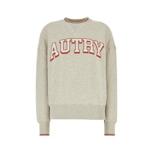 AUTRY �I�[�g���[ ���f�B�[�X �X�E�F�b�g�E�t�[�f�B�[ SWPW75JJ Melange light grey cotton Main Wom sweatshirt Grey S M L XL �y���������E�֐ō��z