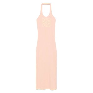 LOEWE ���G�x ���f�B�[�X �����s�[�X�E�h���X�E�I�[���C������ S616Y15K757149 LOEWE PAULA'S IBIZA Dresses Pink Light and natural L M S XS �y���������E�֐ō��z