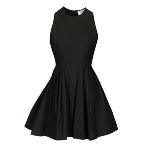 Sportmax �X�|�[�c�}�b�N�X ���f�B�[�X �����s�[�X�E�h���X�E�I�[���C������ 2612221102600303005 ARA SLEEVELESS WASHED COTTON MINI DRESS Black IT34 IT36 IT38 IT40 IT42 IT44 IT46 IT48 IT50 IT52 IT54 �y���������E�֐ō��z