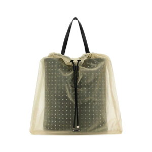 Alexander McQUEEN �A���L�T���_�[�E�}�b�N�C�[�� ���f�B�[�X �g�[�g�o�b�O 8044321VP111000 Two-tone leather and tulle Nebula shopping bag Multicoloured onesize �y���������E�֐ō��z