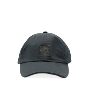 STONE ISLAND �X�g�[���A�C�����h �����Y �X�q L1S159100017S0F01V0029 GHOST COLLECTION: BASEBALL CAP WITH COMPASS PATCH V0029 BLACK onesize �y���������E�֐ō��z