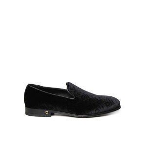 yyVX[p[Z[ ő80%OFF+P2{~zFERRAGAMO tFK Y [t@[ 29609778619001 Velvet Loafers Black 6 7 8 8.5 yE֐ōz