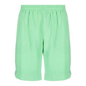 MSGM �G���G�X�W�[�G�� �����Y �V���c�E�u���E�X 3440MB04X23700934 BERMUDA WITH LOGO GREEN 48 46 50 �y���������E�֐ō��z
