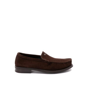 Prada �v���_ �����Y ���[�t�@�[ 2DB229103FX000F0003 Suede Loafers Dark Brown 9.5 9 8.5 8 7.5 7 6 10 �y���������E�֐ō��z