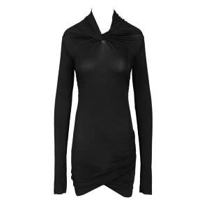 Rick Owens ���b�N �I�E�G���X ���f�B�[�X �����s�[�X�E�h���X�E�I�[���C������ LI02E3568CVI09 mini dress Kairo Black IT34 IT36 IT38 IT40 IT42 IT44 IT46 IT48 IT50 IT52 IT54 42 40 44 �y���������E�֐ō��z