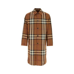 Burberry �o�[�o���[ �����Y �R�[�g 8081875A9697 Embroidered cotton eversible overcoat Checked 48 50 �y���������E�֐ō��z