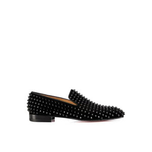 Christian Louboutin �N���X�`���� ���u�^�� �����Y ���[�t�@�[ 3150438CM53 DANDELION SPIKES LOAFERS Black IT40 IT41 IT42 IT43 IT44 39 40 41 41.5 42 42.5 43 44 45 �y���������E�֐ō��z