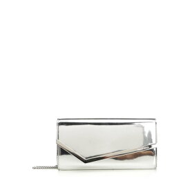 JIMMY CHOO ジミー チュウ レディース ハンドバッグ・ショルダーバッグ EMMIEMIFSILVER Emmie sillver clutch Silver IT0 【送料無料・関税込】