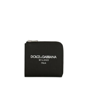 Dolce & Gabbana �h���`�F�K�b�o�[�i �����Y ���z�E�J�[�h�P�[�X BP3273AN244HNII7 CARD HOLDER WITH ZIPPER HNII7 STAMPA DG onesize �y���������E�֐ō��z