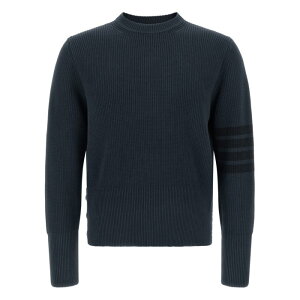 Thom Browne �g���E�u���E�� �����Y �j�b�g�E�Z�[�^�[�E�J�[�f�B�K�� MKA580AY3065415 '4BAR' sweater Blue 2 3 4 5 �y���������E�֐ō��z