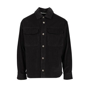Palm Angels �p�[���G���W�F���X �����Y �V���c�E�u���E�X PMES024F25FAB0011103 CLASSIC LOGO CORD OVERSHIRT ANTHRACITE - Grey IT34 IT36 IT38 IT40 IT42 IT44 IT46 IT48 IT50 IT52 IT54 50 48 46 �y���������E�֐ō��z