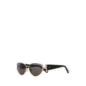 Chloe NG fB[X TOXEACEFA CH0260S00159 Black acetate sunglasses Black onesize yE֐ōz