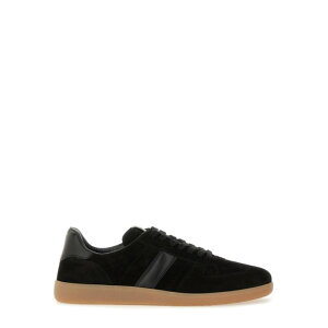 TOM FORD �g���t�H�[�h �����Y �X�j�[�J�[ J1584LCL046N5N016 LEATHER SNEAKER WITH LOGO BLACK 401/2 411/2 421/2 431/2 40 44 42 43 41 45 41.5 42.5 8 7 9 12 10 11 8.5 �y���������E�֐ō��z