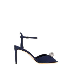 JIMMY CHOO �W�~�[ �`���E ���f�B�[�X �T���_�� SACORA85WCZMARINECRYSTAL Dark blue satin Sacora 85 sandals Blue 36 36.5 37 37.5 38 38.5 39 39.5 40 40.5 41 42 �y���������E�֐ō��z