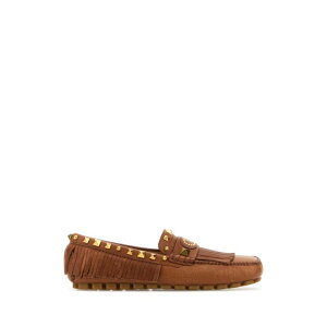 Valentino Garavani ���@�����e�B�m ���f�B�[�X ���[�t�@�[ 6W2S0LL2FGTN58 Caramel leather Plaster Caster loafers Camel 36 37 37.5 38 38.5 39 40 41 �y���������E�֐ō��z