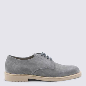 Brunello Cucinelli �u���l���E�N�`�l�� �����Y ���[�X�A�b�v MZUPAIX652C7972 Brunello Cucinelli Flat shoes Neri e Grigi 401/2 421/2 40 41 42 43 44 45 38 �y���������E�֐ō��z