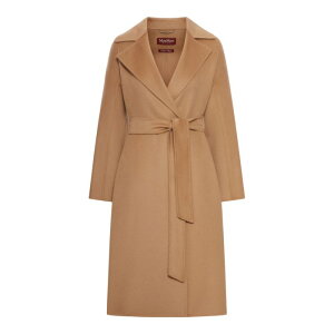 Max Mara Studio �}�b�N�X�}�[�� �X�e���f�B�I ���f�B�[�X �R�[�g 2616011011600024 CASHMERE COAT WITH BELT Brown IT38 IT40 IT42 IT44 38 40 42 44 �y���������E�֐ō��z