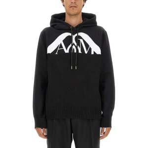 yyVubNtCf[ő80%OFF+P2{~zAlexander McQUEEN ALT_[E}bNC[ Y XEFbgEt[fB[ 760764Q1XIL1011 SWEATSHIRT WITH LOGO BLACK M L S XL yE֐ōz