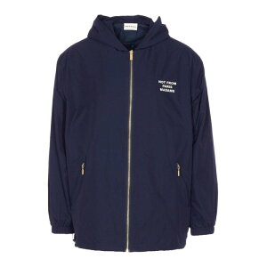 Drole De Monsieur �h���[���h���b�V�� �����Y �J�W���A���W���P�b�g JT250PL168NY La Veste Capuche Slogan Jacket Blue L XL M �y���������E�֐ō��z