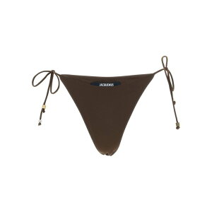 JACQUEMUS �W���b�N���X ���f�B�[�X �X�C���E�F�A 26EBOW00628AW00096850 'Le Bas De Plage Triangle' bikini briefs Brown L M S XS �y���������E�֐ō��z