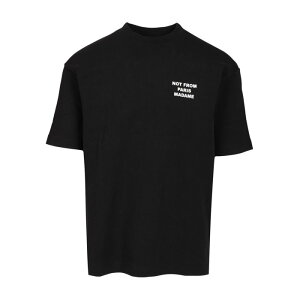 Drole De Monsieur �h���[���h���b�V�� �����Y T�V���c�E�J�b�g�\�[ PERMTS203CO002BL Slogan T-Shirt Black L 2XL M S XL XS 3XL 4XL 5XL 2XS �y���������E�֐ō��z