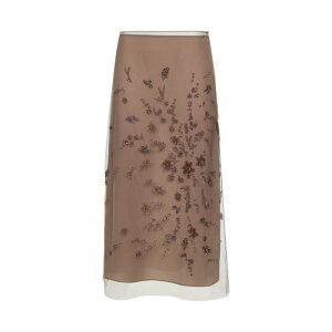 FENDI �t�F���f�B ���f�B�[�X �X�J�[�g FQ7647AUP0F0QA6 Fendi Skirts Flesh-colored Light and natural 42 44 40 34 �y���������E�֐ō��z