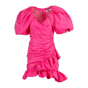 MSGM �G���G�X�W�[�G�� ���f�B�[�X �����s�[�X�E�h���X�E�I�[���C������ 3441MDA25237109HOT Ottoman mini dress Fuchsia 42 40 �y���������E�֐ō��z