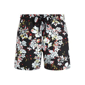 Palm Angels �p�[���G���W�F���X �����Y �X�C���E�F�A PMFD01AF25FAB0041001 FLOWER SPLASH MEN`S SWIM SHORTS Black L S XL M 2XL 3XL �y���������E�֐ō��z