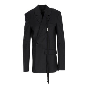 Ann Demeulemeester �A���h�D�������X�e�[�� ���f�B�[�X �u���U�[�E�W���P�b�g B0012243FA515099 Tailored Jacket Wool Twil Black 36 40 �y���������E�֐ō��z