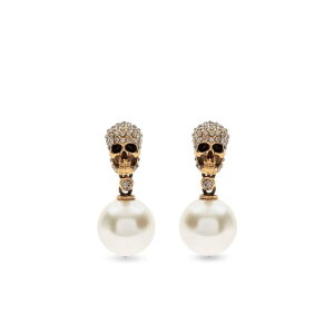 ALT_[E}bNC[ Alexander McQUEEN Alexander McQueen Bijoux Golden 734746I170A2375 Women sAXECO Brown onesize yE֐ōz