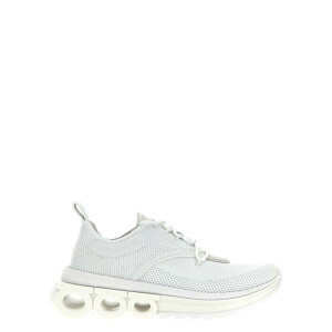 FERRAGAMO �t�F���K�� ���f�B�[�X �X�j�[�J�[ 0760870WHITE 'Mina' sneakers White 10.5 5.5 6.5 7 7.5 8 8.5 9 9.5 �y���������E�֐ō��z