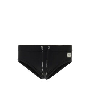 Dolce & Gabbana �h���`�F�K�b�o�[�i �����Y �X�C���E�F�A M4A76JON0DLN0000 Black stretch nylon swimming brief Black 3 4 5 6 �y���������E�֐ō��z